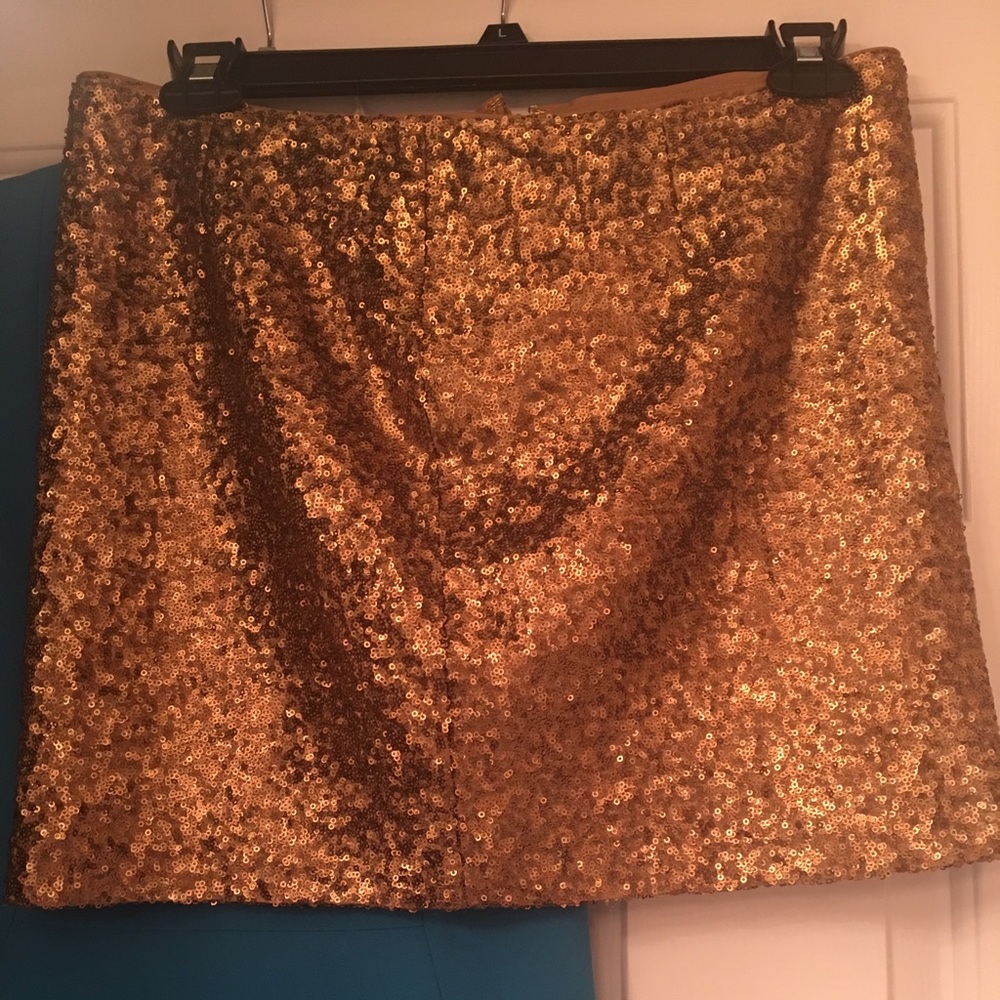 Cache sequin mini skirt
